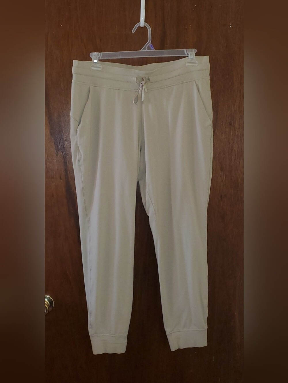 lululemon athletica Ready To Rulu Light Beige Jogges Pants Sz 14